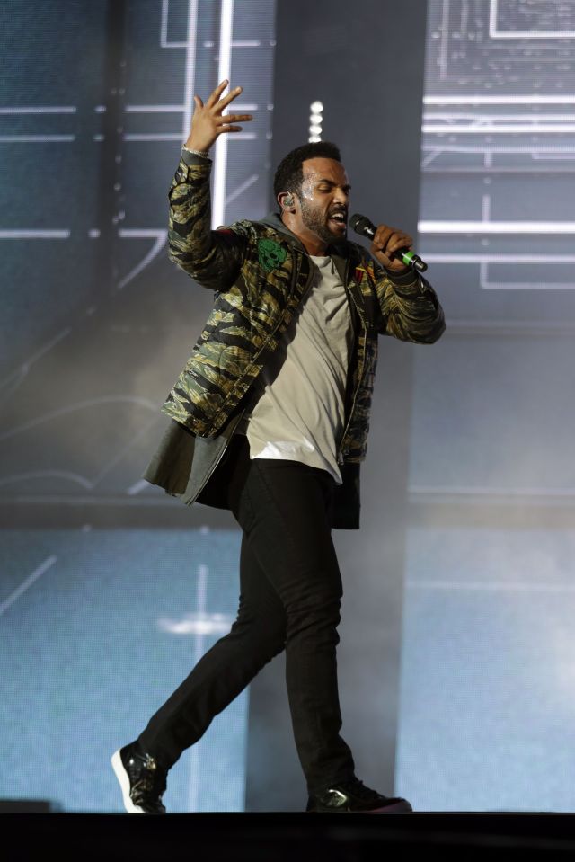  Craig David hit the stage in style