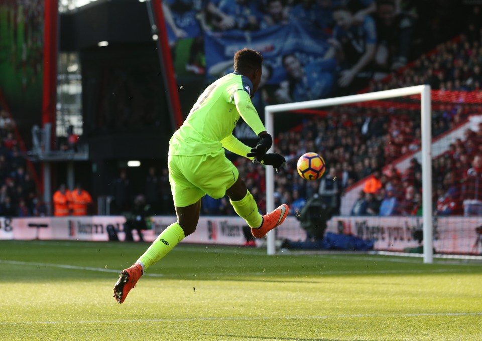  This was the difficult angle Divock Origi scored from to put Liverpool 2-0 up