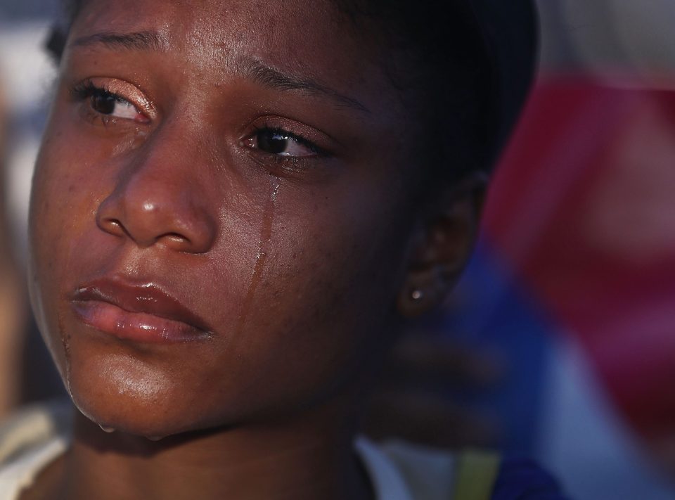  People were reduced to tears during the final farewell