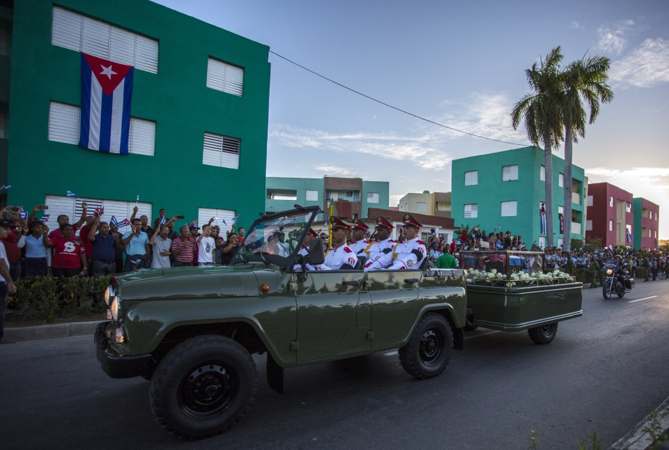  The final journey of Castro was symbolic of his leadership