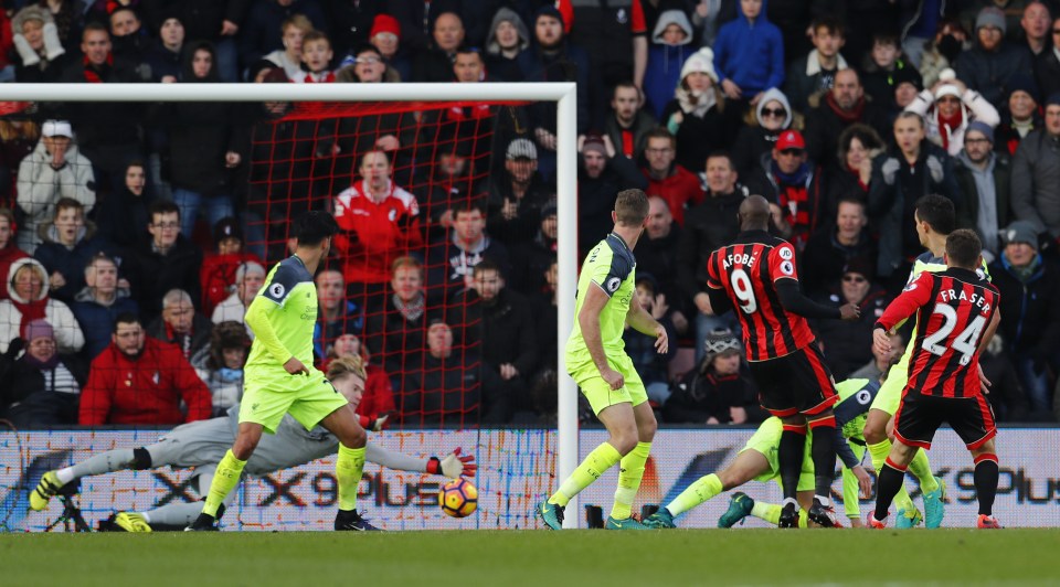  Fraser scored the goal his fine play deserved to bring Bournemouth back into it at 3-2