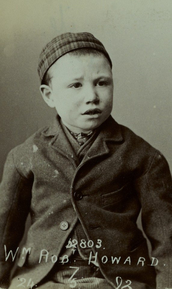  William R. Howard, 7, was admitted to the charity after his mother died in 1892