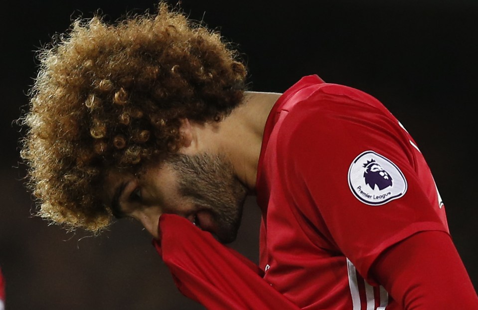  Marouane Fellaini has been blasted for giving away a penalty at Everton