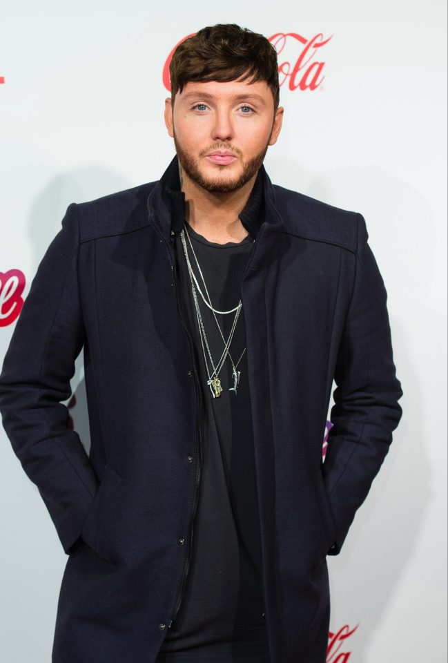  James Arthur also rocked up to the Jingle Bell Ball