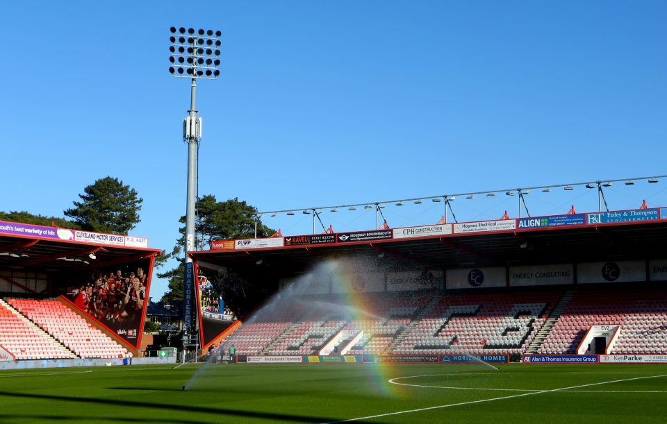 Bournemouth initially wanted to increase the capacity of the current Vitality Stadium