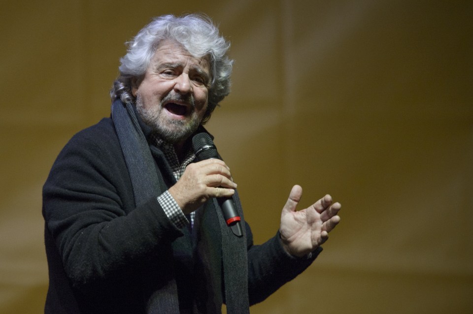  Beppe Grillo, founder of the Movimento 5 Stelle, targets a 'corrupt' political class