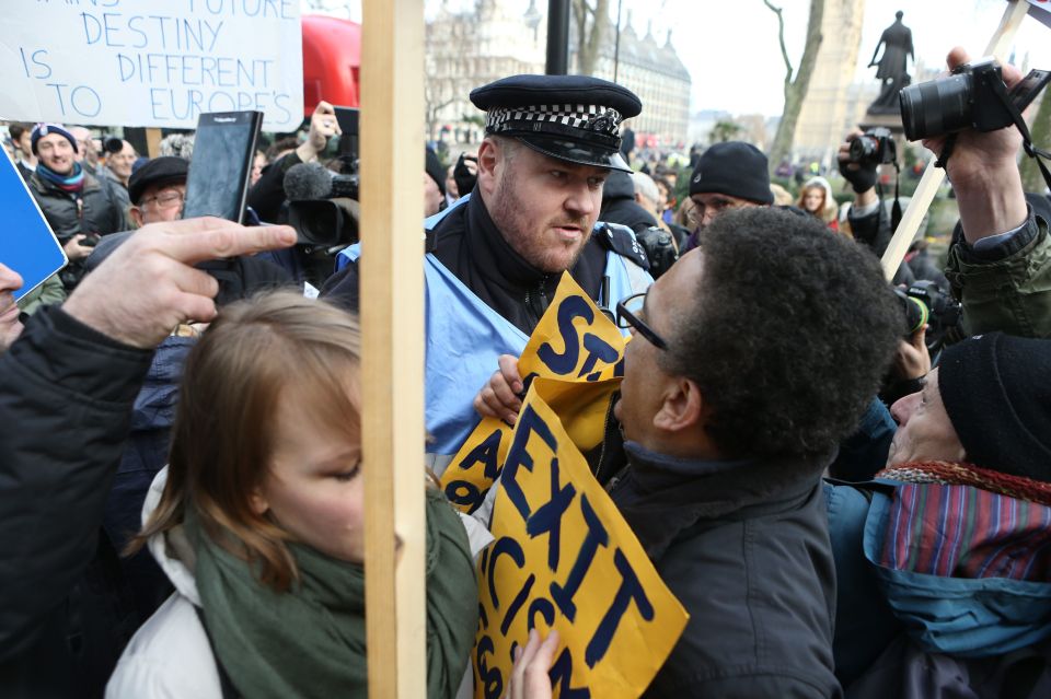  Some even got into a scrap outside the court as the debate got heated