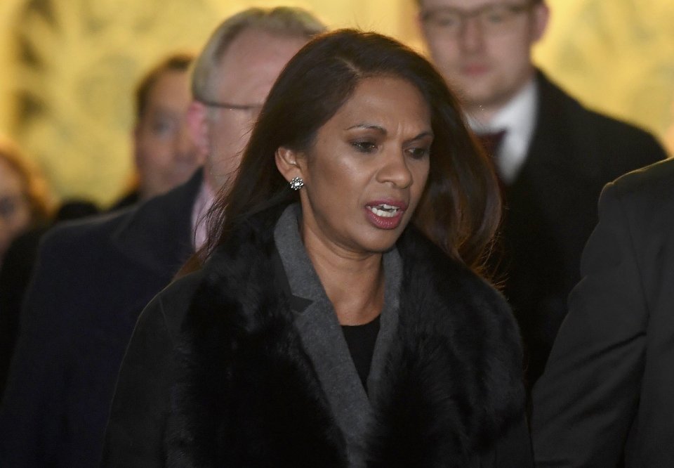  Gina Miller leaving the Supreme Court tonight after day one of the appeal