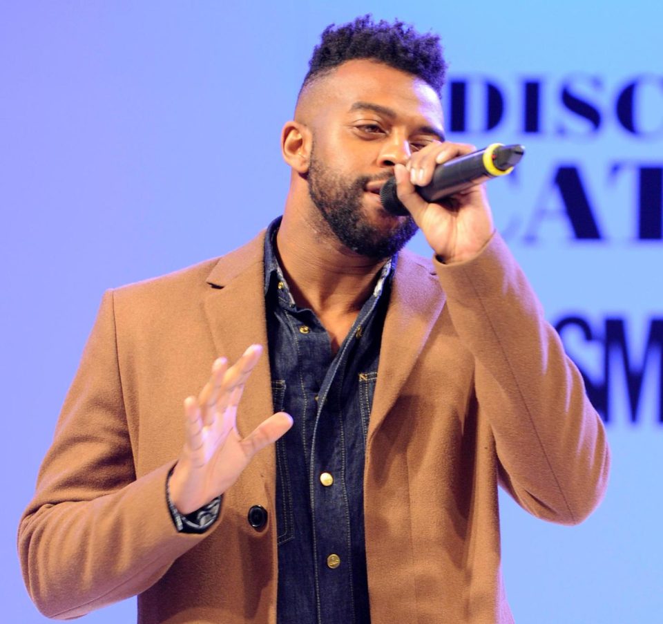 Birmingham, UK. 5th Dec, 2016. JLS founder Oritse performed three songs on the Cosmopolitan Discovered Catwalk during the fourth day at The Clothes Show, NEC, Birmingham, UK. Starting off with a cover of The Arctic Monkey's Crawling Back To You, Orit