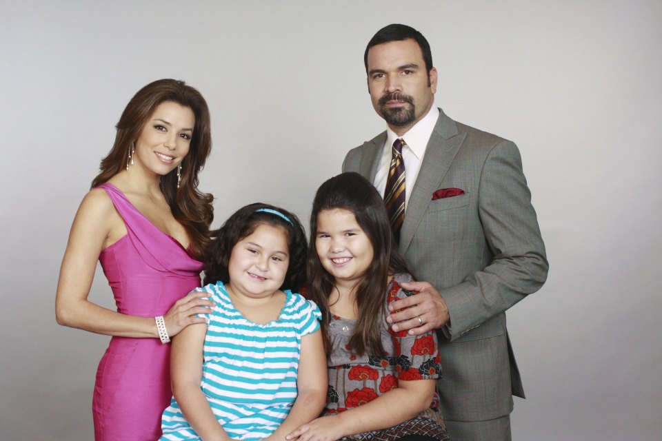  Madison (centre right) with co-stars Eva Longoria, Daniella Baltodano and Ricardo Antonio Chavira in a promo from the show