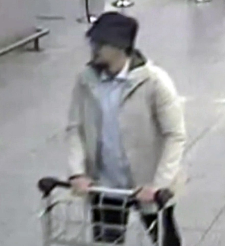  Mohamed Abrini, the suspected so-called "Man in the Hat" who was seen moments before the Brussels airport bombings