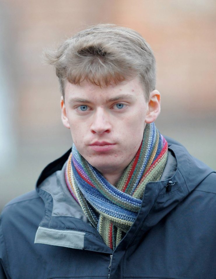  Durham University student Alistair Cooke, outside Durham Crown Court today, where he is on trial accused of raping a female student