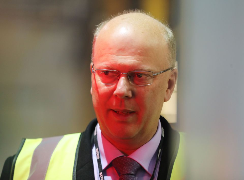  Transport secretary Chris Grayling, pictured, has signalled the Government could ban rail strikes