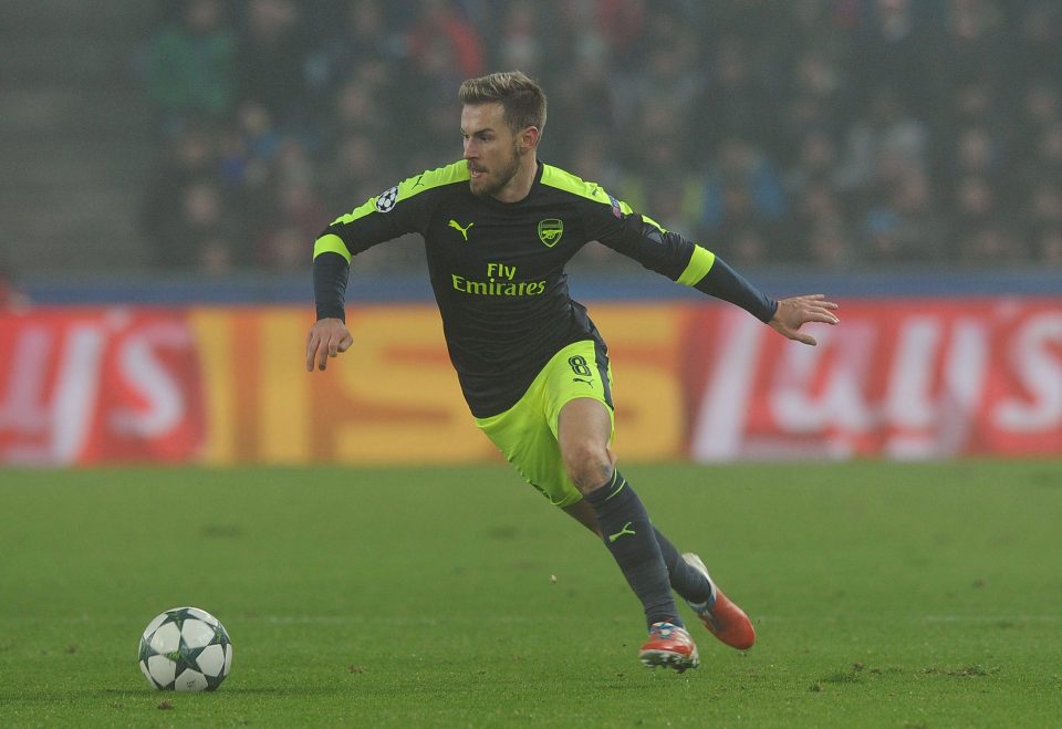  Aaron Ramsey was in good form but he too is also out injured for Arsenal