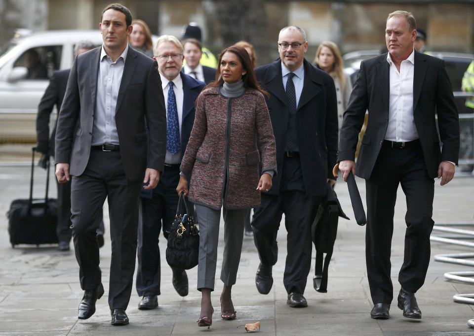  Gina Miller arrives at the Supreme Court today for day three of the Government's appeal