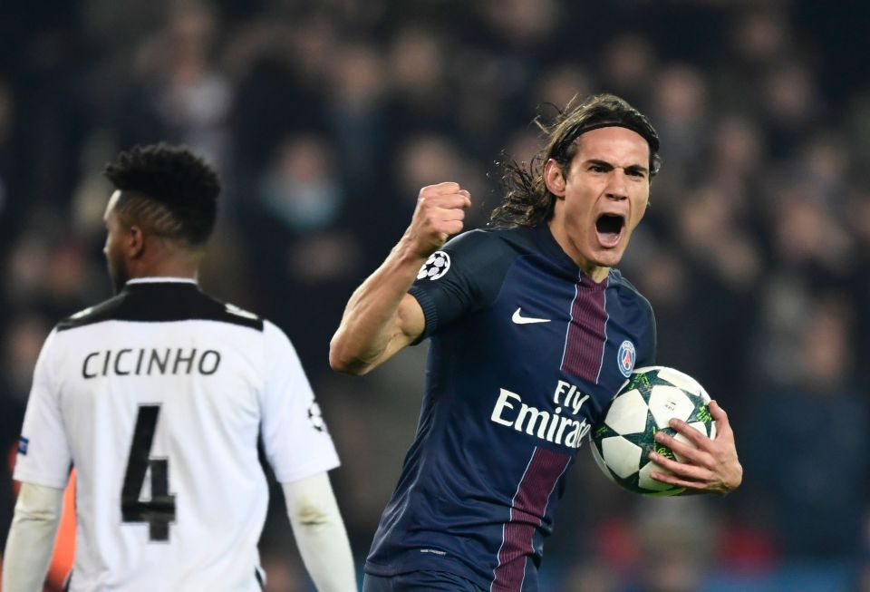 Edinson Cavani is wanted by Manchester United