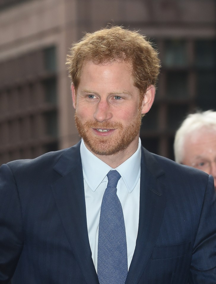 FAMEFLYNET - Prince Harry Seen Arriving At The ICAP Charity Day In London