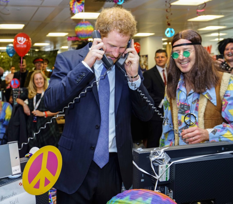  Despite telling staff he had no idea what he was doing, the Prince seemed to get the hang of it