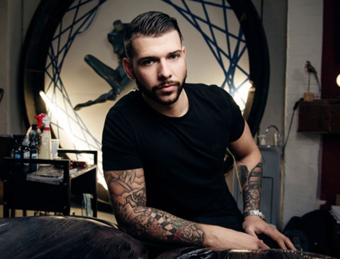  Jay Hutton is one of the stars of E4 show Tattoo Fixers