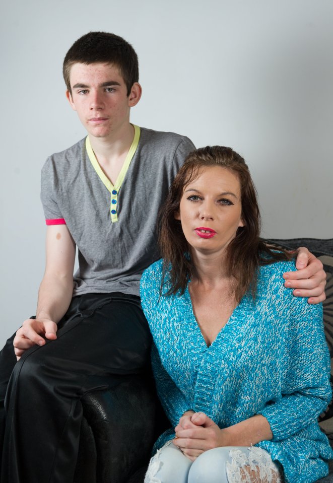  Karen has spoken out after her son Jamie was attacked by a gang of bullies in a hideous filmed attack