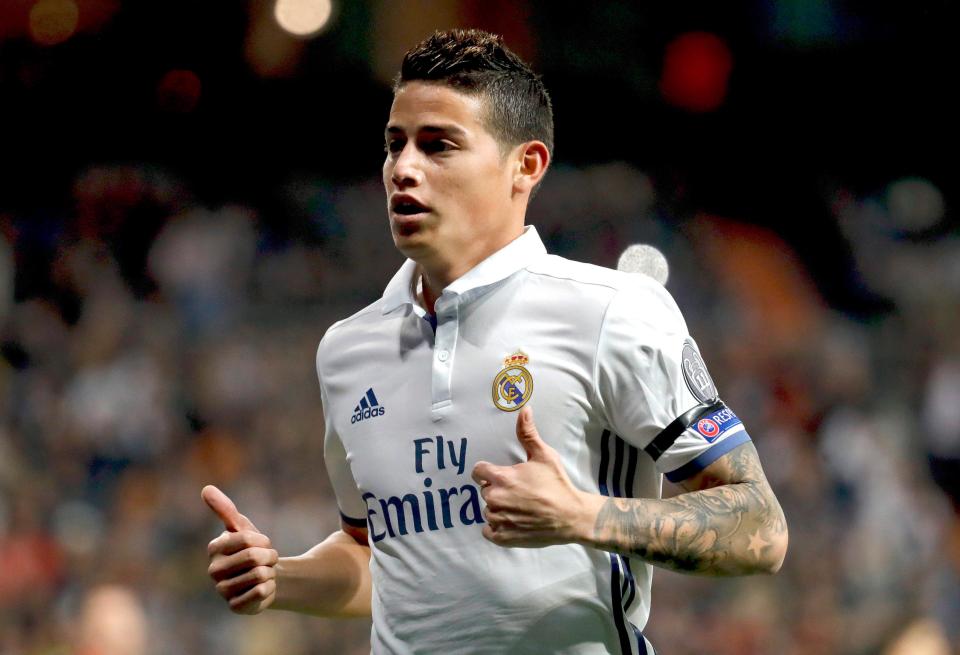  Chelsea are reportedly planning a £75million move for James Rodriguez