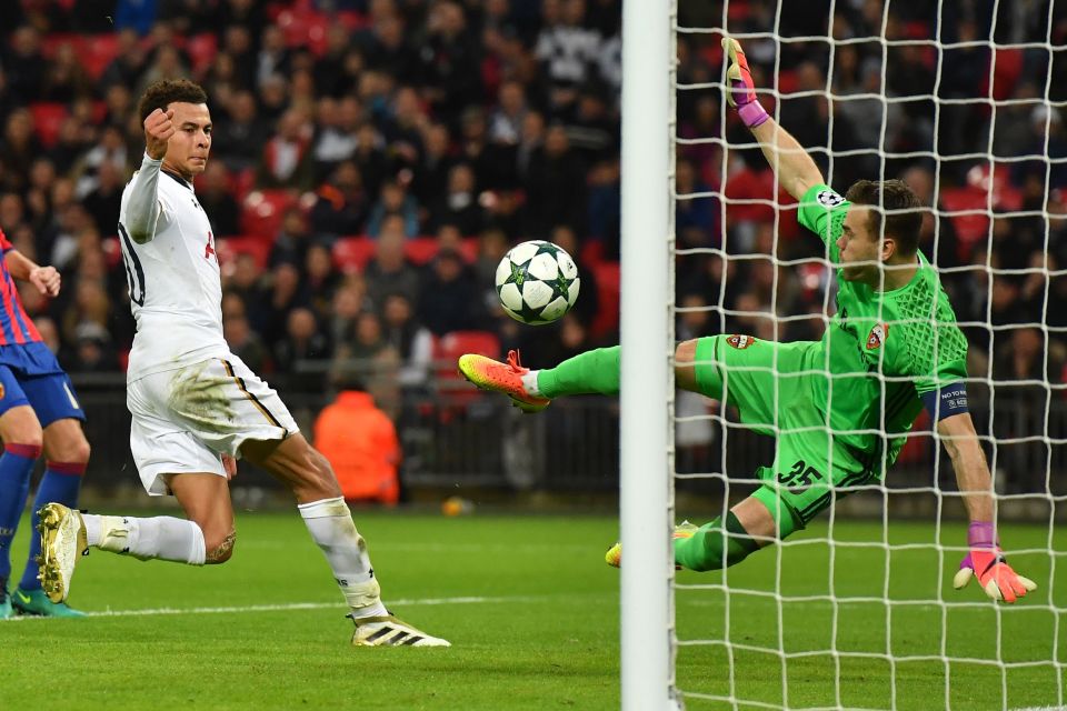 Alli fires home against CSKA Moscow in midweek