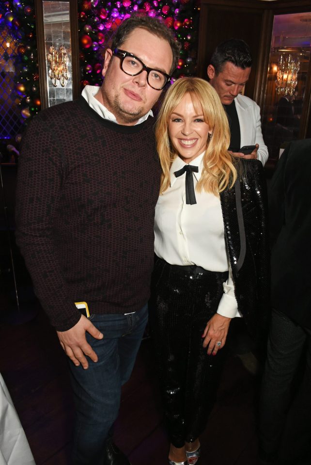  Chat show king Alan Carr also attended the glittering night