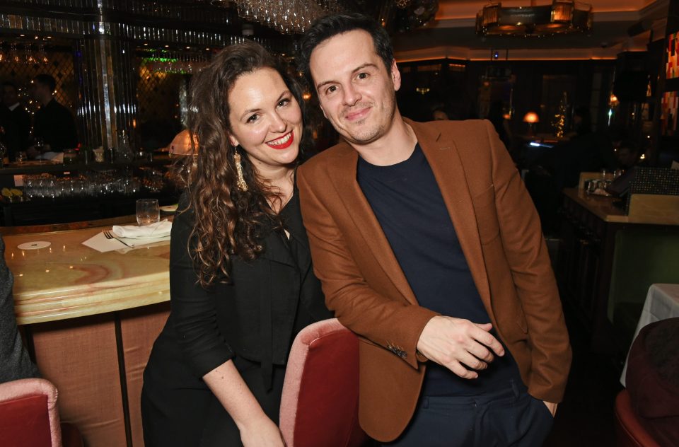  Sherlock villain Andrew Scott was also in attendance with his sister Hannah