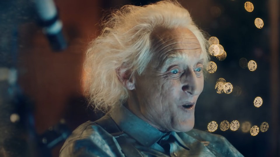  The man in the ad is suspiciously similar to John Lewis' Man on the Moon from last year