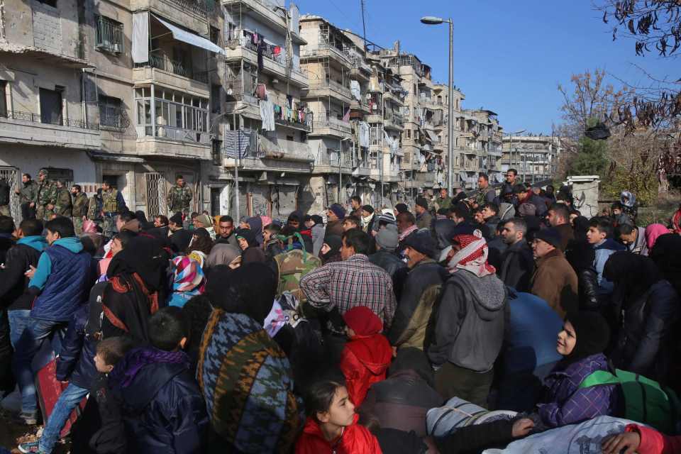  Many residents in the Syrian city are trapped without food or medical supplies