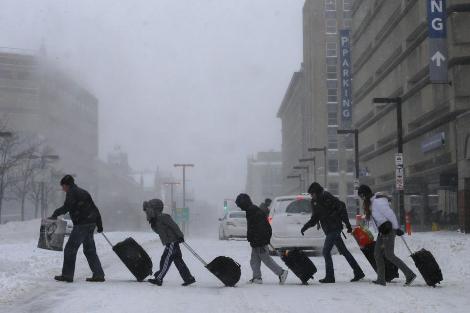  Freezing rain also hit Vancouver, Washington, and more than three inches of snow had fallen at the state capital