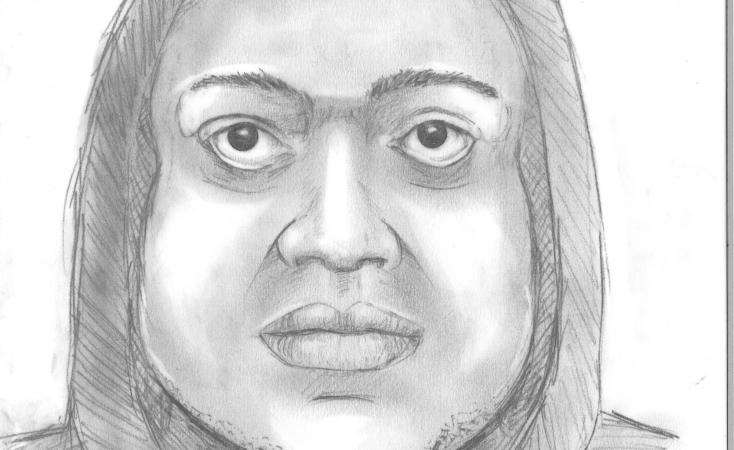  Cops have released a sketch of what the gunman is believed to look like