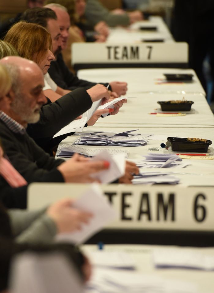  Counting begins in the Lincolnshire contest