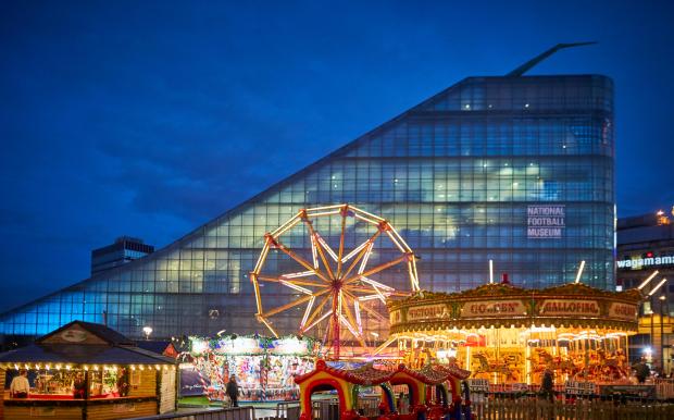 The children threatened a number of stallholders at the Christmas markets in Cathedral Gardens (stock image)