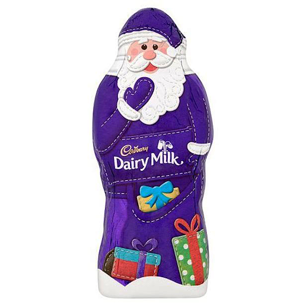  Cadbury's chocolate Santa looks perfectly respectable when it's wrapped