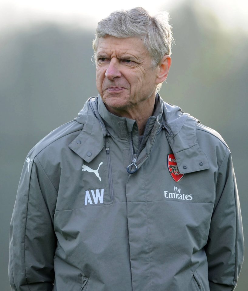  Arsenal manager Arsene Wenger was satisfied with what he had seen in training