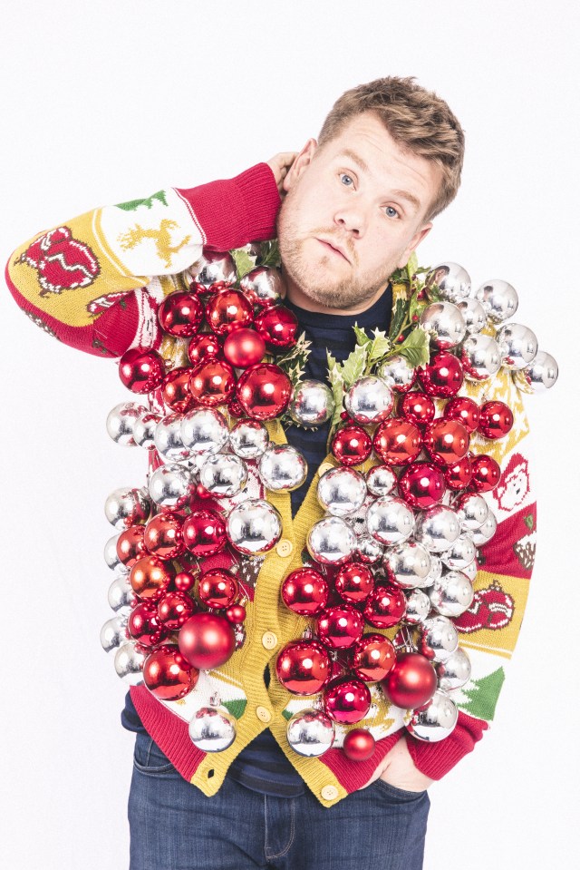  James Corden backs Christmas Jumper Day