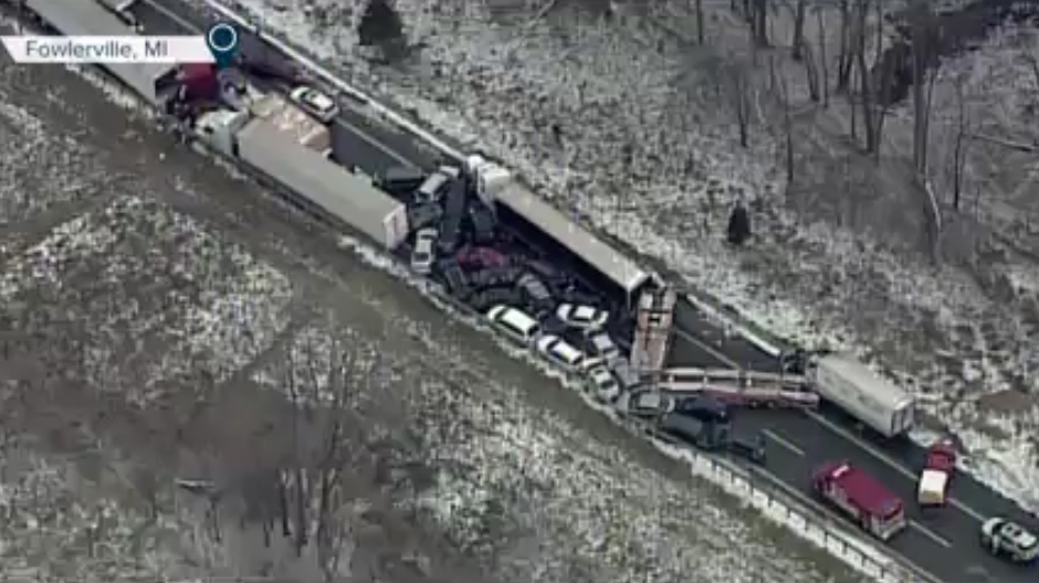  In Ohio yesterday there was also a 50 car pile-up where many were said to be injured