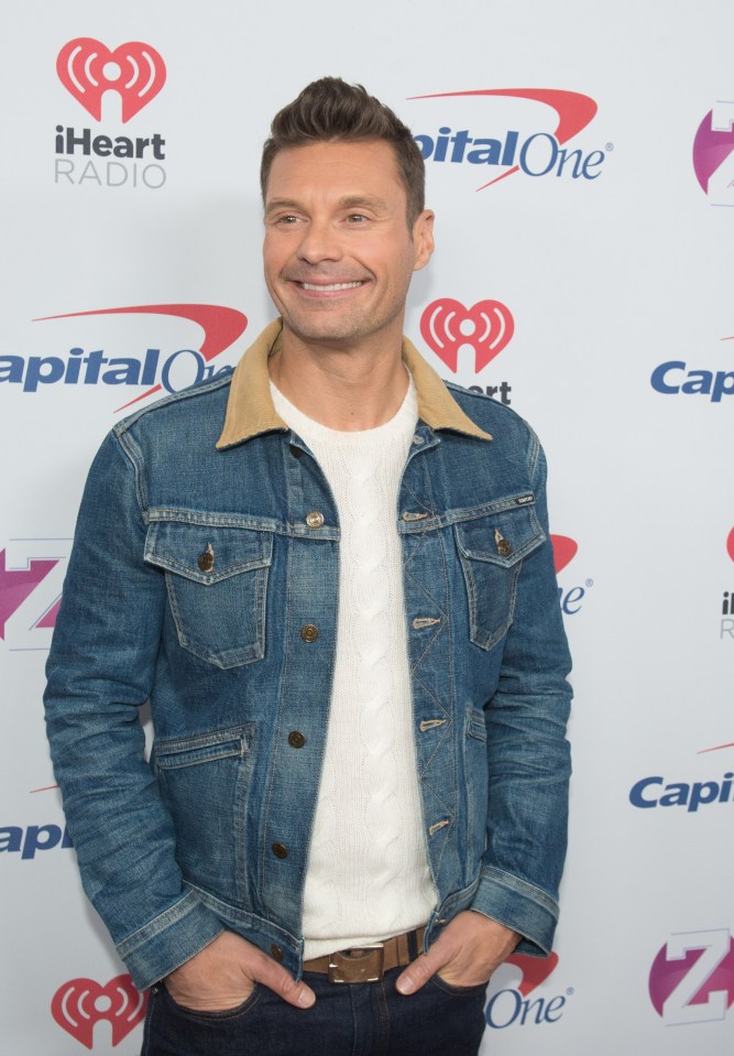  Presenter Ryan Seacrest also rocked up to the event