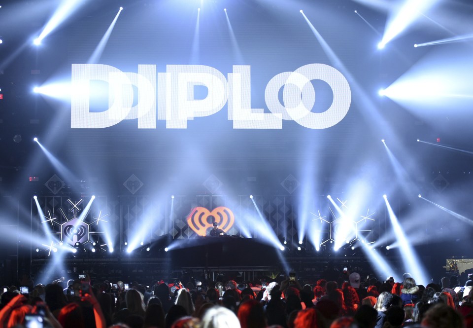  Diplo entertained the crowd on Friday evening in New York