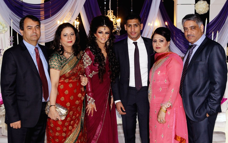  The row between Amir Khan's wife and his parents has torn the family apart