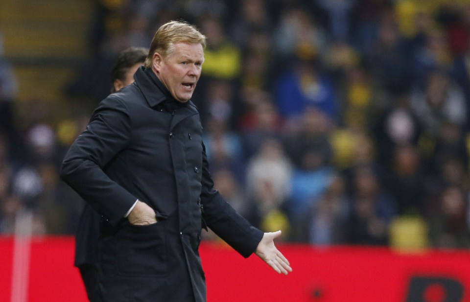  Ronald Koeman is confident of negotiating a cheaper price