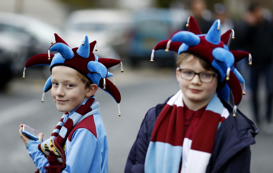 These young Burnley fans are getting good value for their money this season