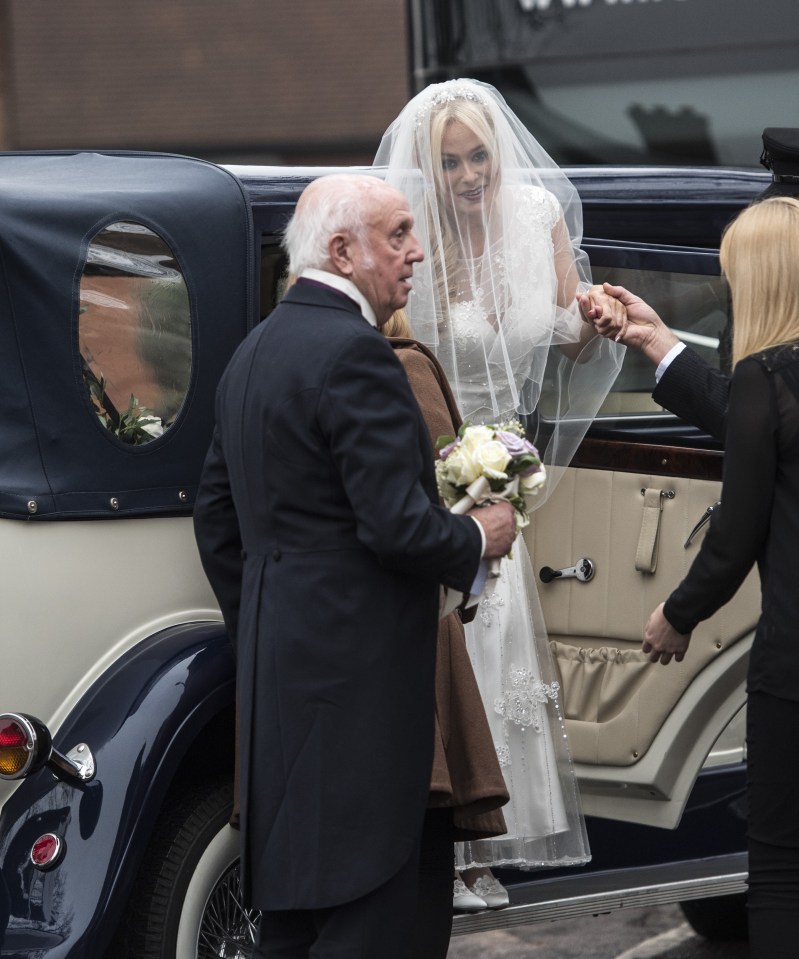  Get me to the church on time ... the ceremony held at the Parish of St Peter and St Paul Church in West Mersea