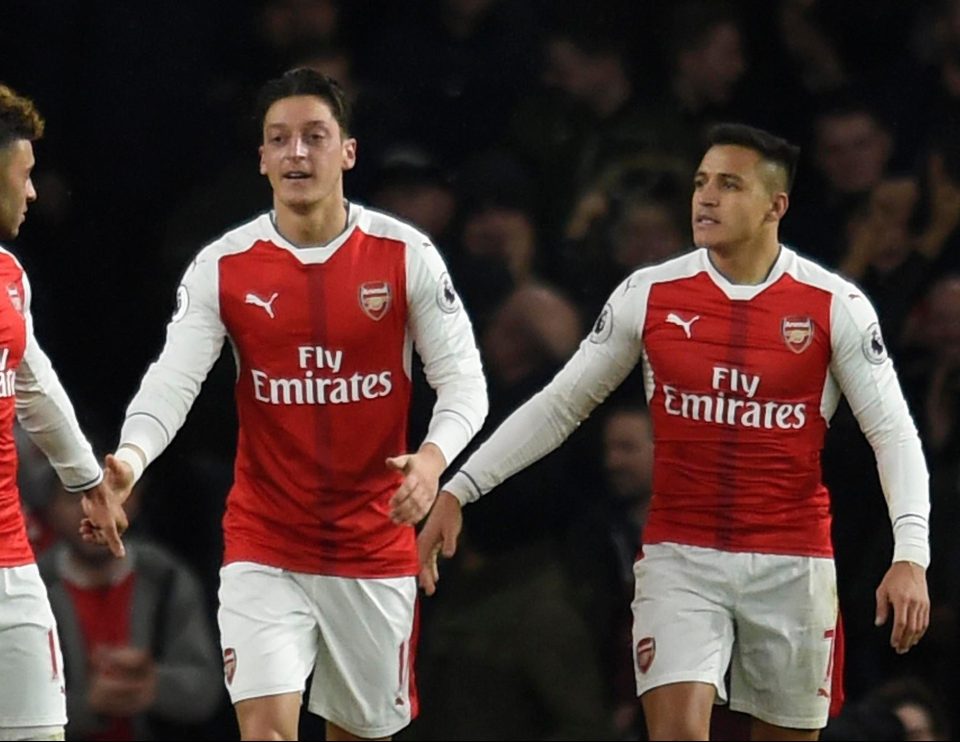  Mesut Ozil and Alexis Sanchez are in the middle of a contract stand off