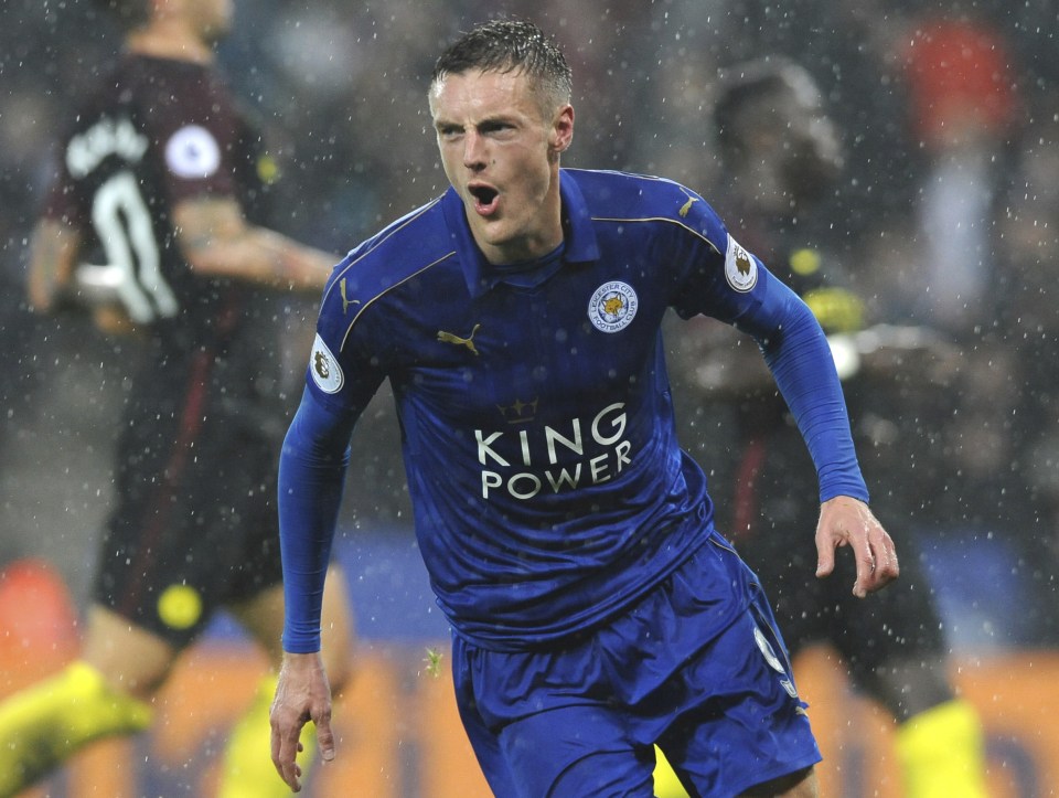  Jamie Vardy's hat-trick stunned Man City chief Pep Guardiola