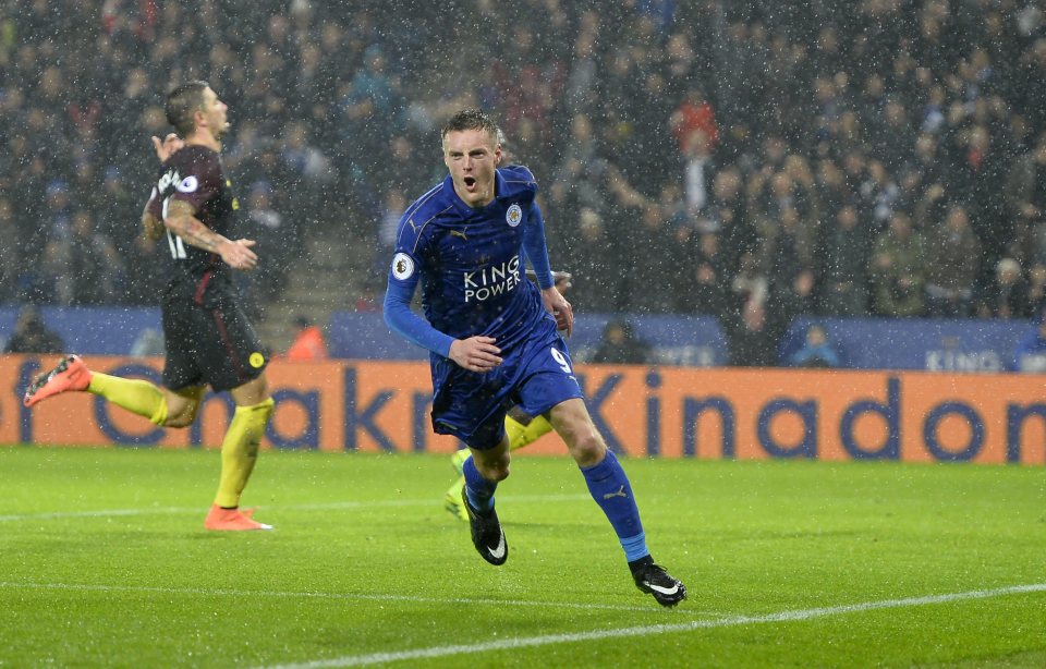  Jamie Vardy put City's leaky defence to the sword