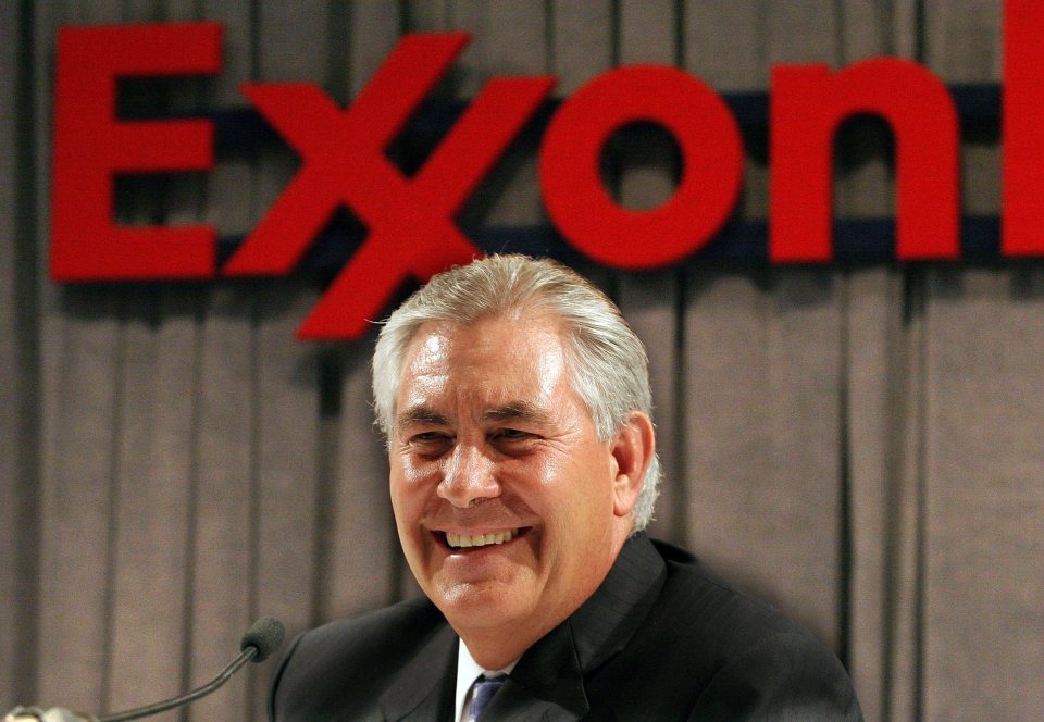 ExxonMobil CEO Rex Tillerson is set to be names US secretary of state, according to reports