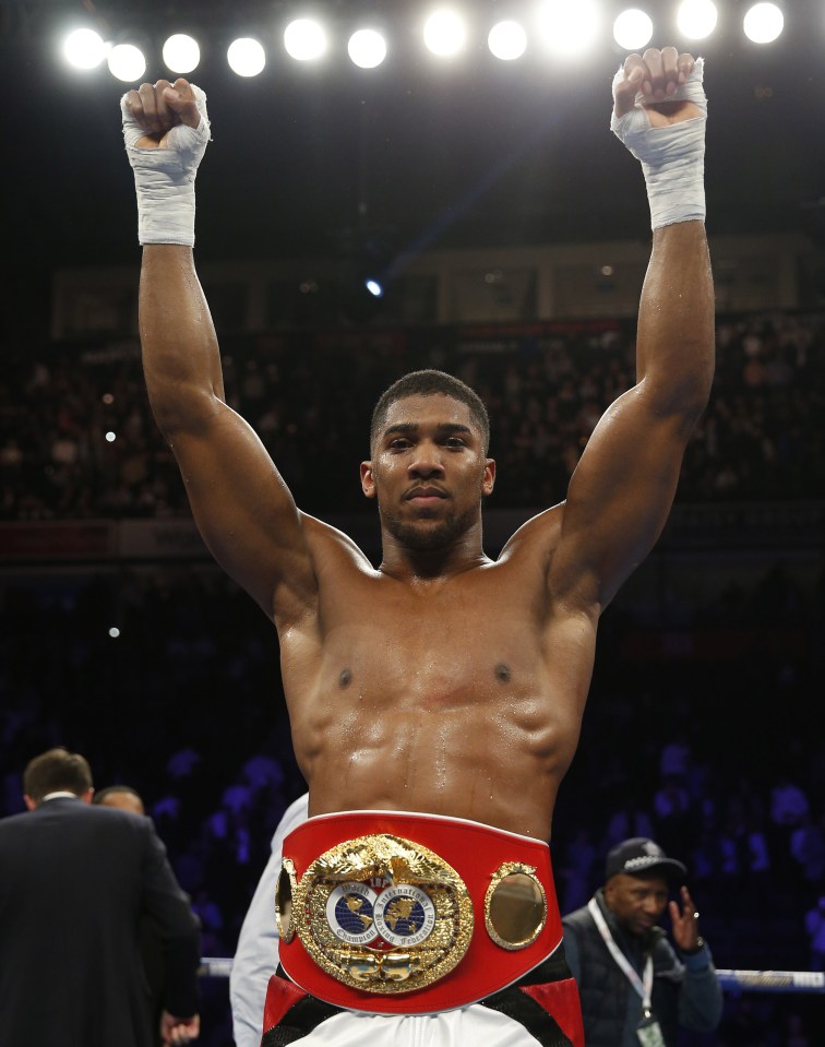  Anthony Joshua has been tipped to become the first billionaire boxer