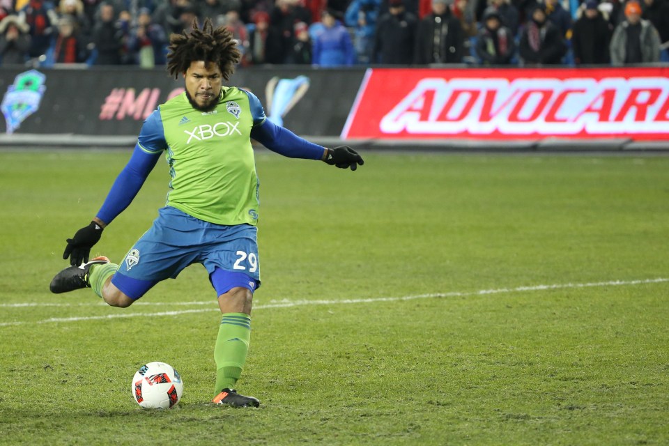  Torres steps up to take the winning penalty for Toronto